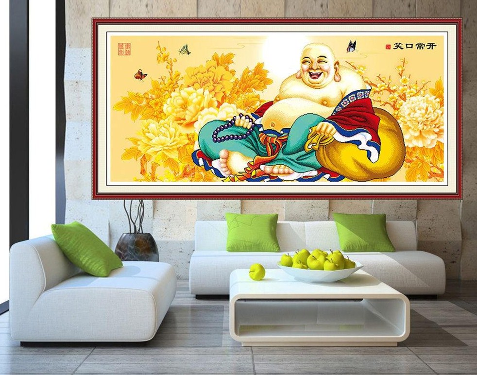 裝修色彩、壁畫、綠植的搭配